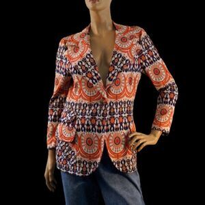 Vintage Cabot Blazer 1970s Funky Multicolored Jacket